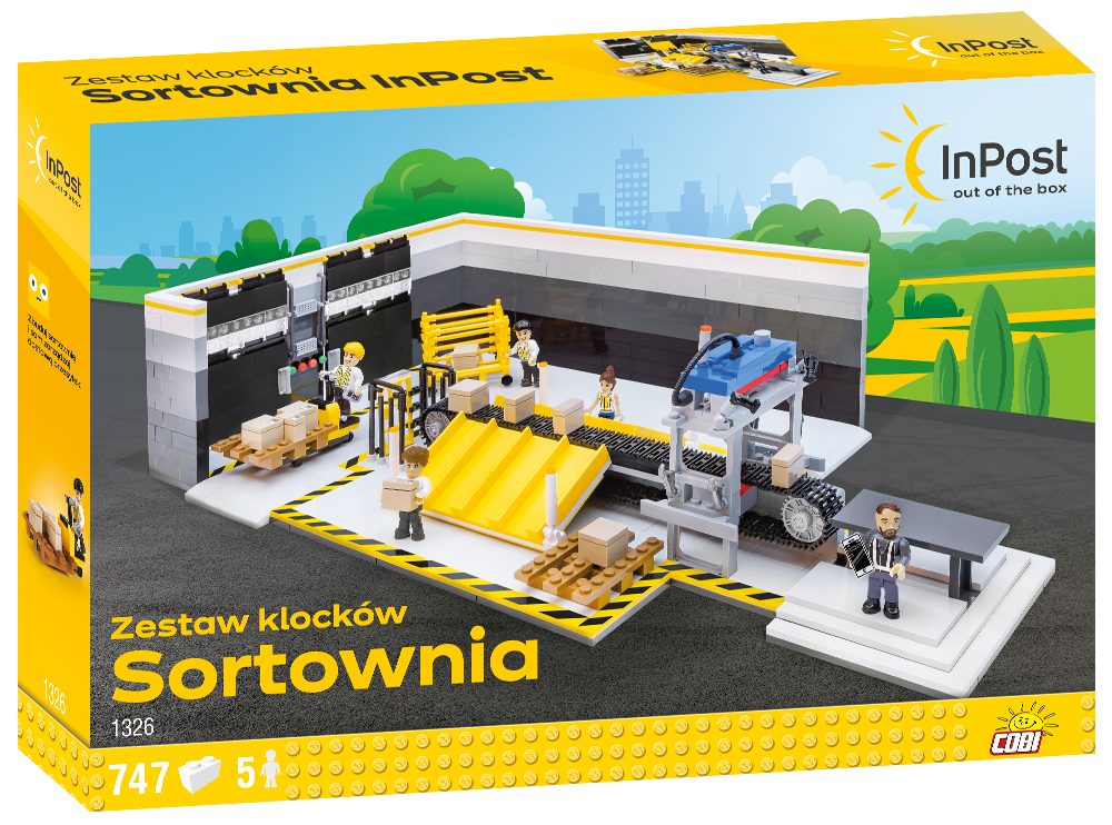 Cobi 1326 Inpost Zestaw klocków Sortownia