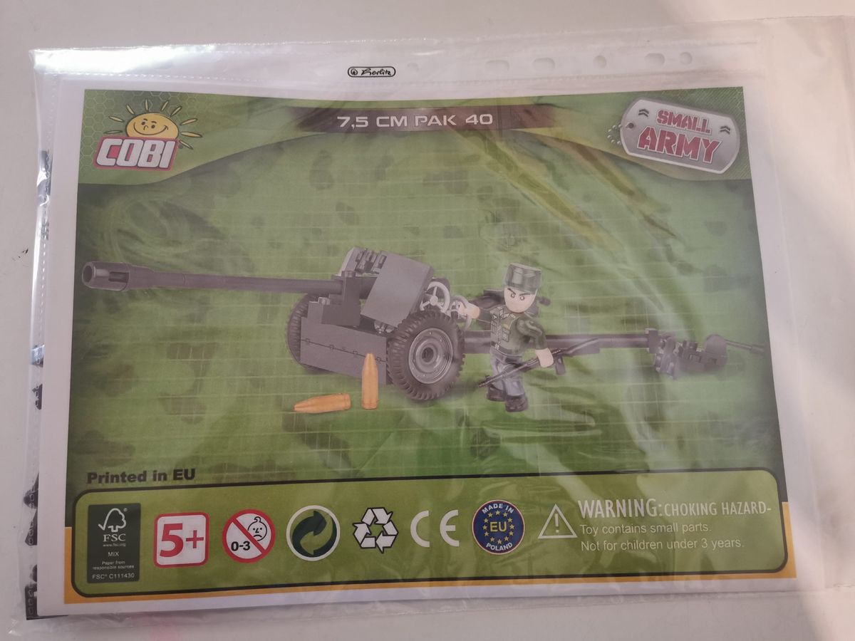 Cobi 2185 7,5cm Pak 40 gebraucht (Nachdruck)