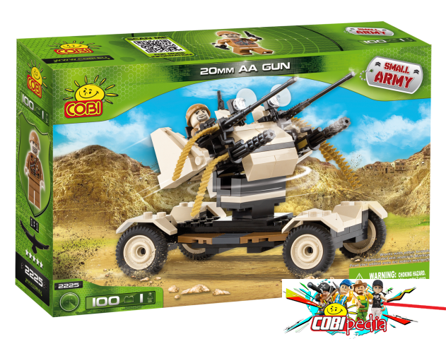 Cobi 2225 20mm AA Gun (1/2013)