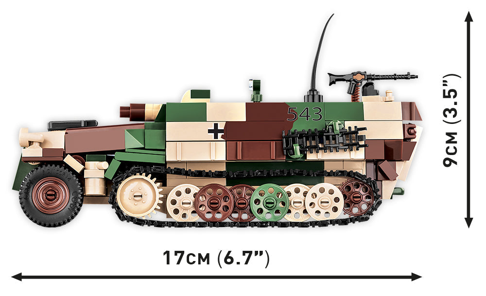 Cobi 2283 Sd.Kfz. 251/9 Halftrack Stummel