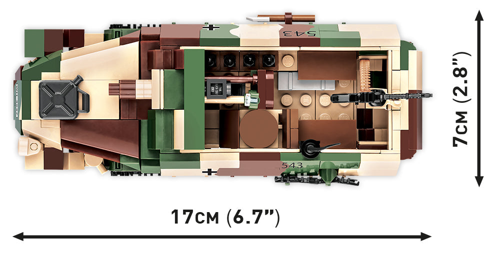 Cobi 2283 Sd.Kfz. 251/9 Halftrack Stummel