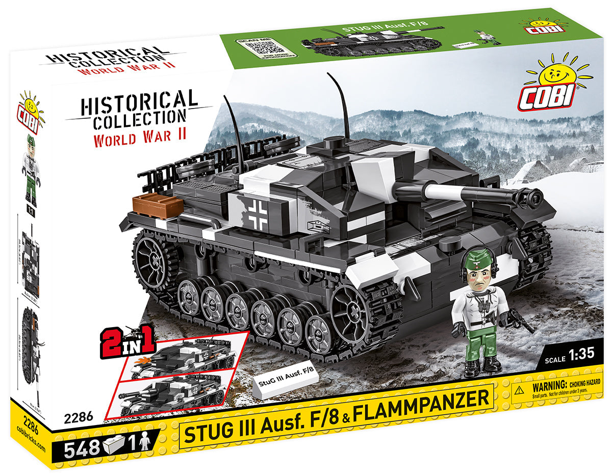 Cobi 2286 Sturmgeschütz III Ausf. F Flammpanzer (2in1)