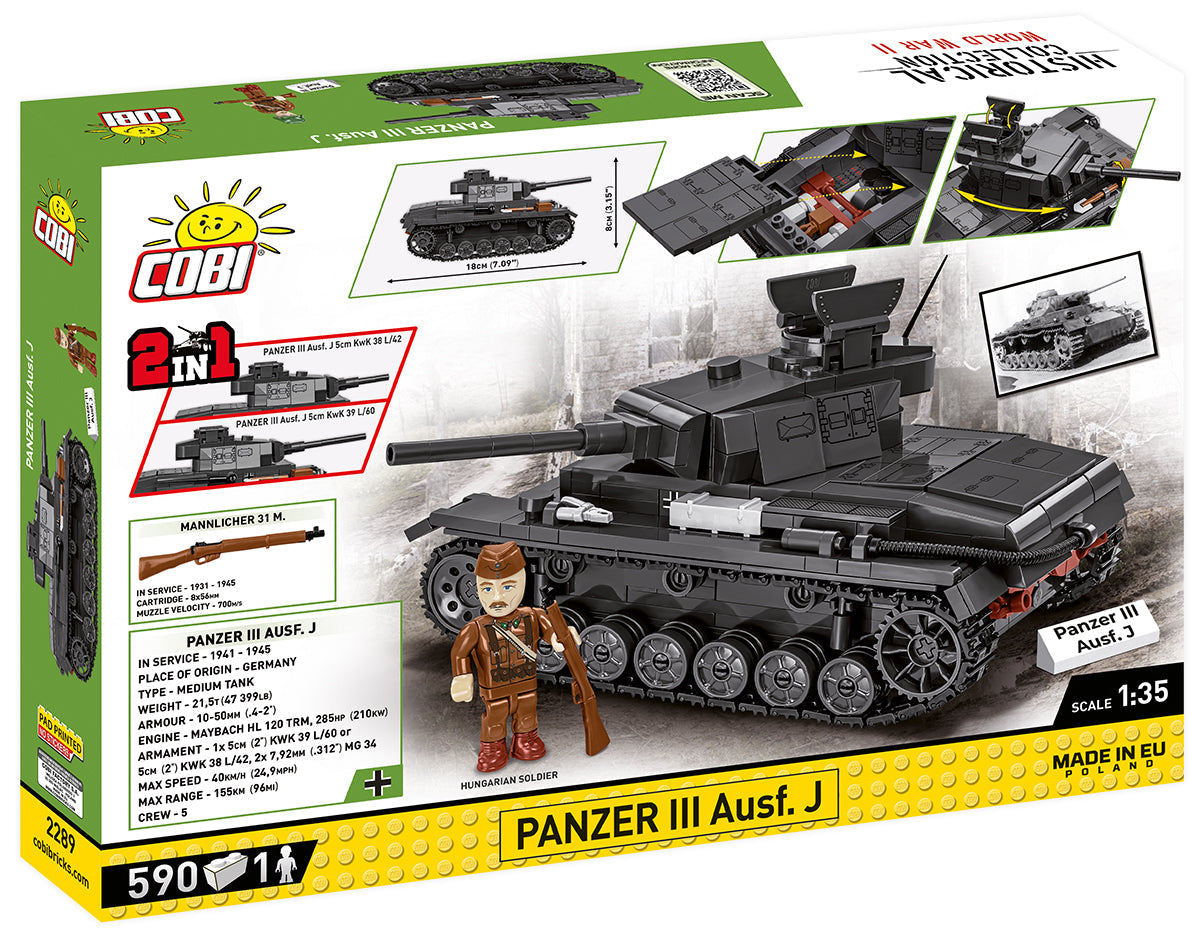 Cobi 2289 Panzer III Ausf. J