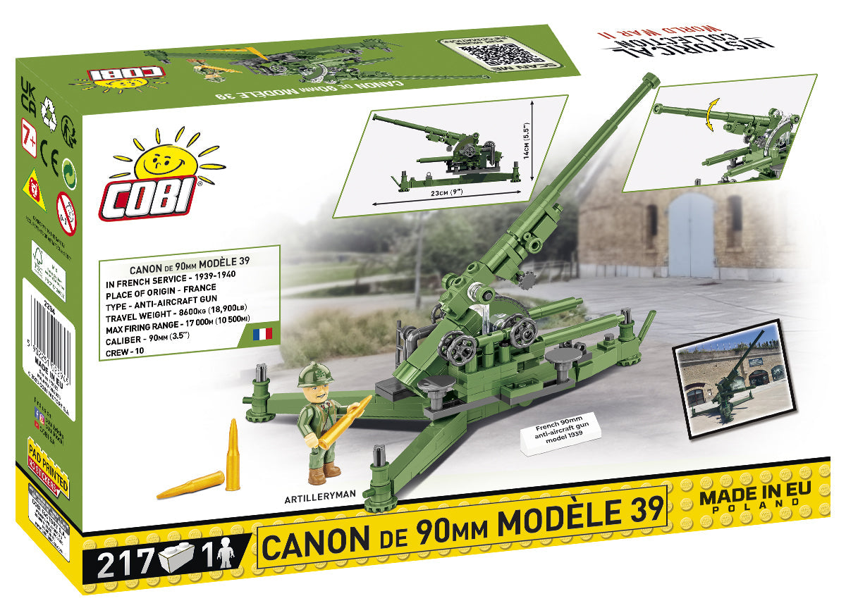 Cobi 2294 Canon de 90 mm Modèle 1939