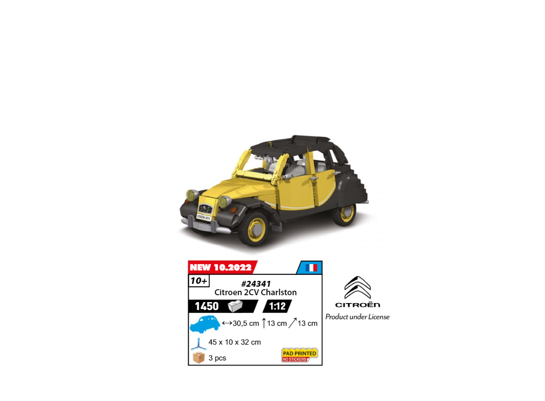 Cobi 24341 Citroen 2CV Charlston