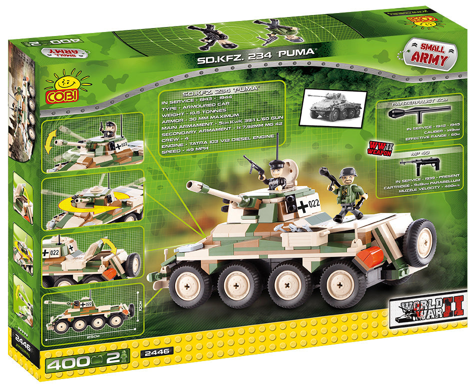 Cobi 2446 Sd.Kfz. 234 Puma (1/2014)