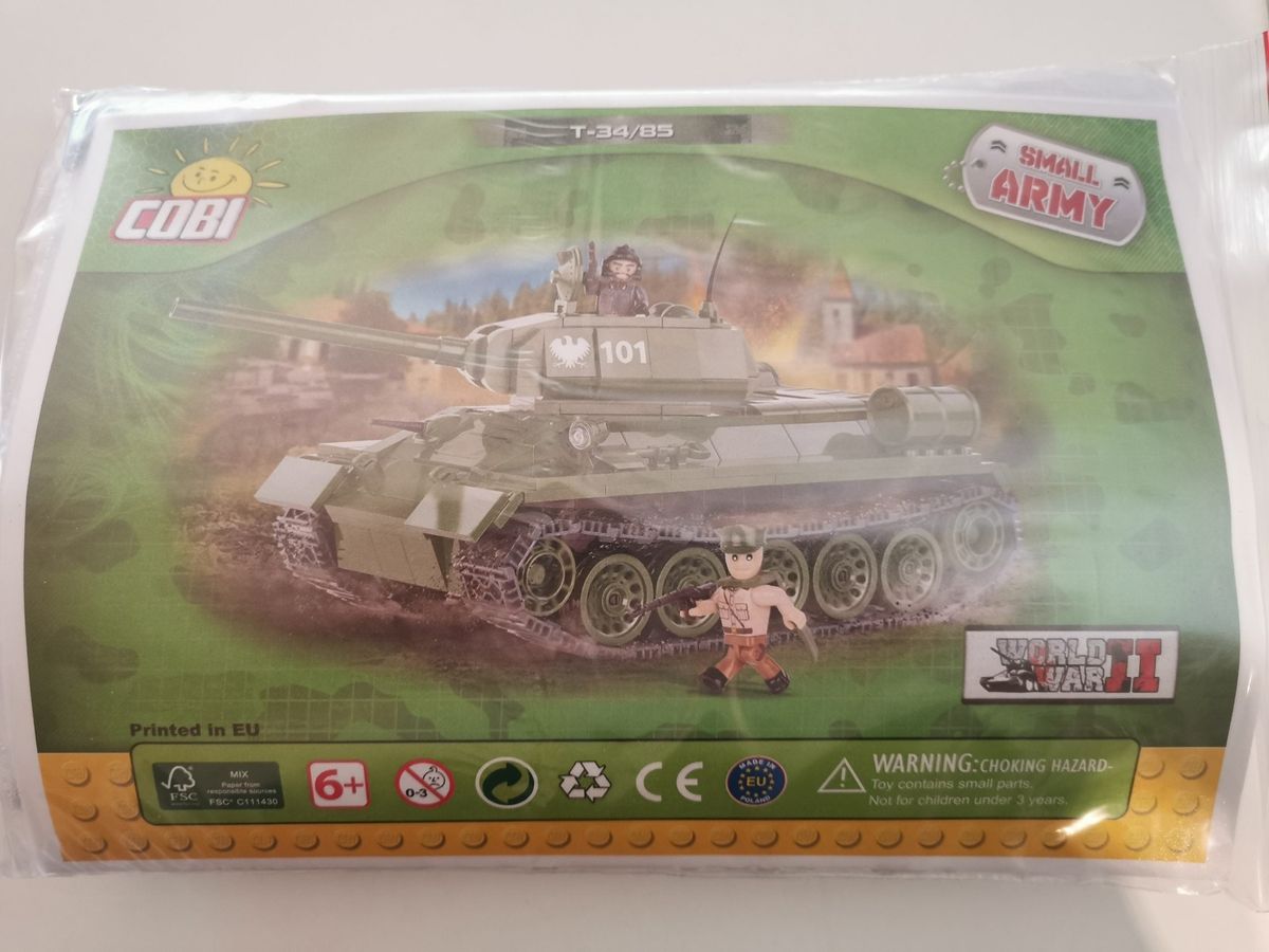 Cobi 2476 T-34/85 (1. Version) gebraucht (Nachdruck)
