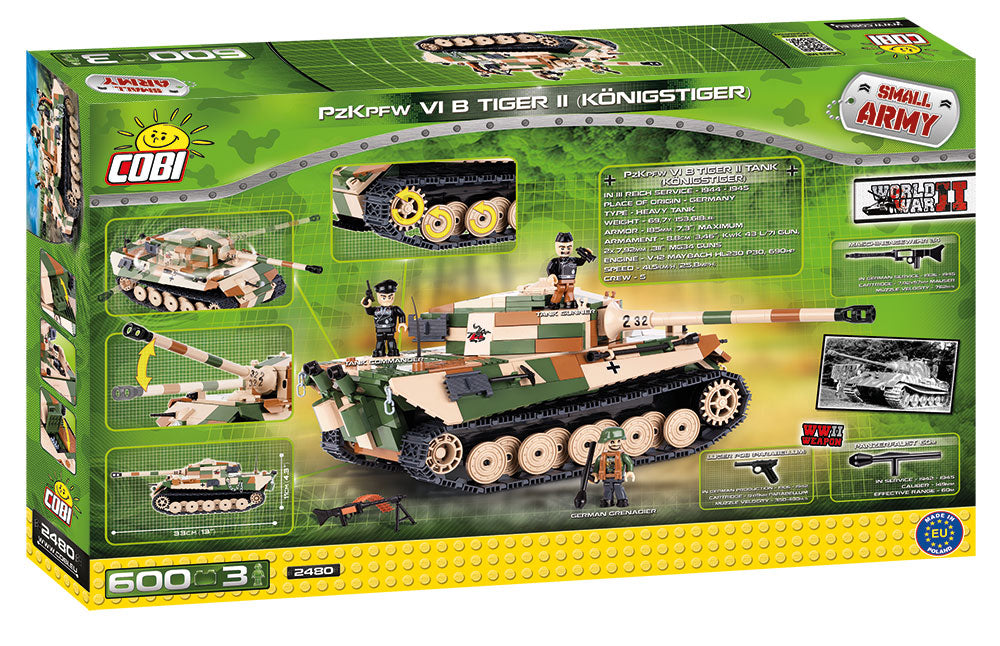 Cobi 2480 PzKpfw VI B Tiger II (Königstiger) (1/2017)