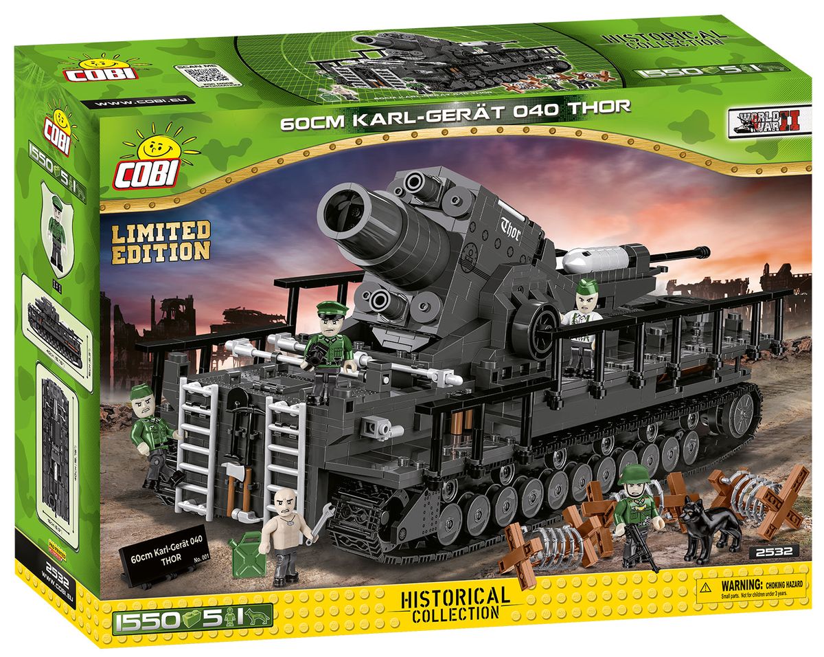 Cobi 2532 60 cm Karl-Gerät 040 Thor Limited (Nr. 77)