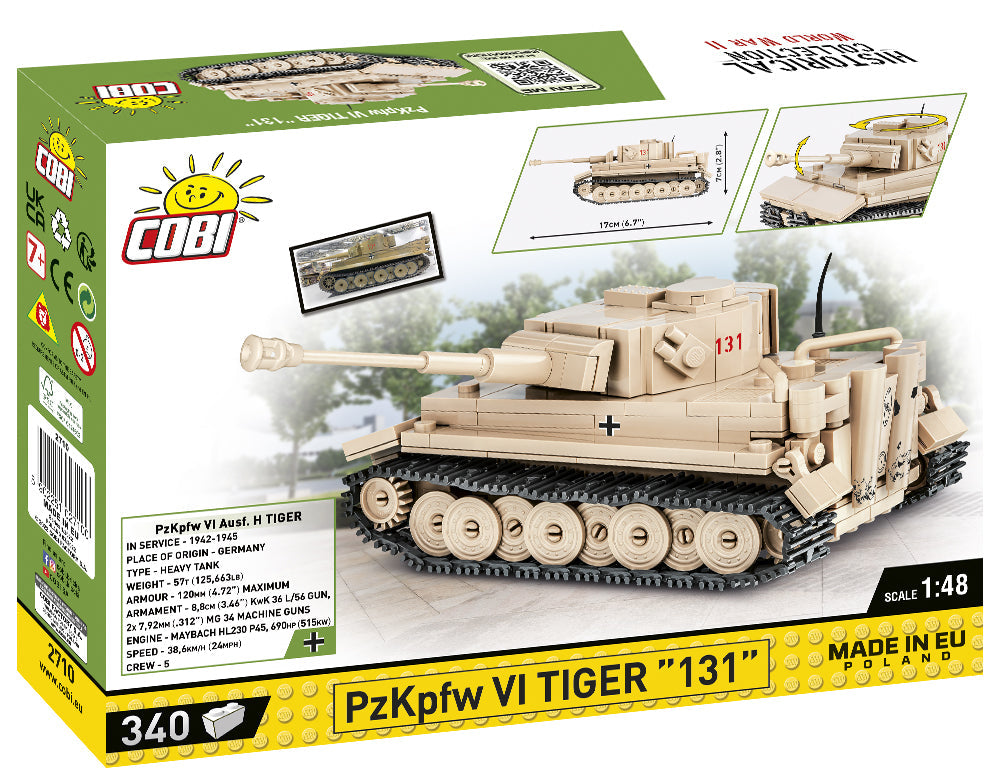 Cobi 2710 PzKpfw VI Tiger ”131” (1:48)