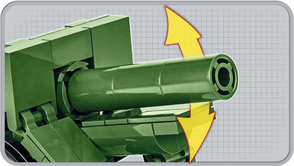 Cobi 2981 155mm Field Howitzer 1917