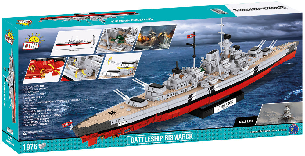 Cobi 3081 Battleship Bismarck