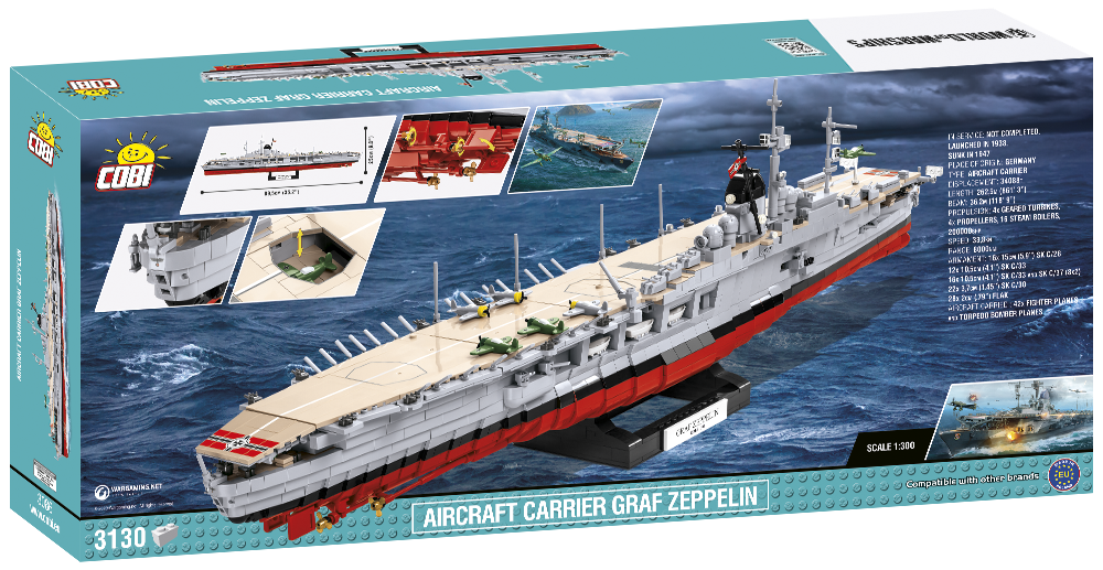 Cobi 3086 Aircraft Carrier Graf Zeppelin