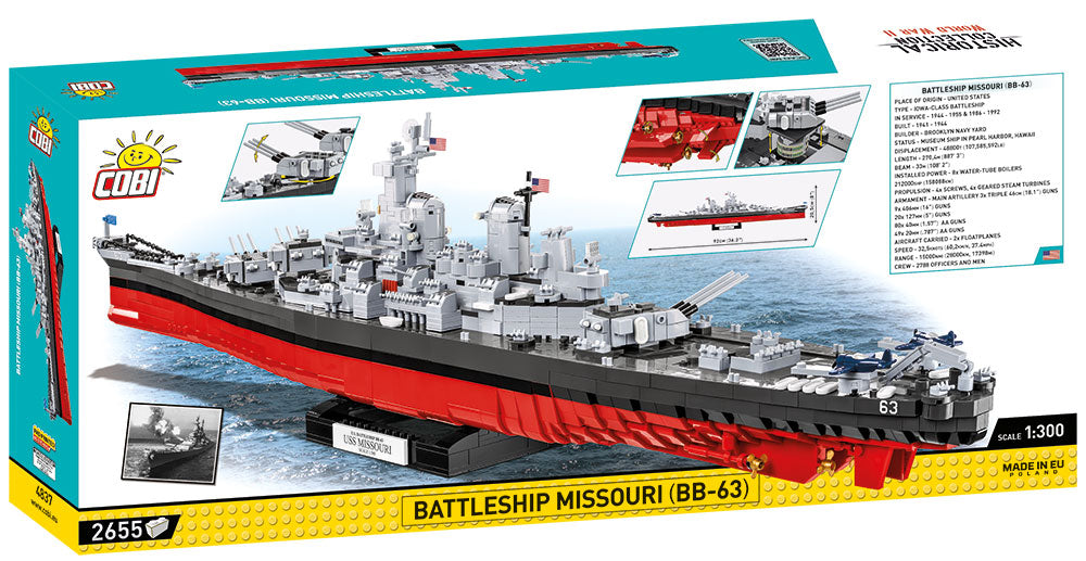 Cobi 4837 Battleship Missouri (BB-63)