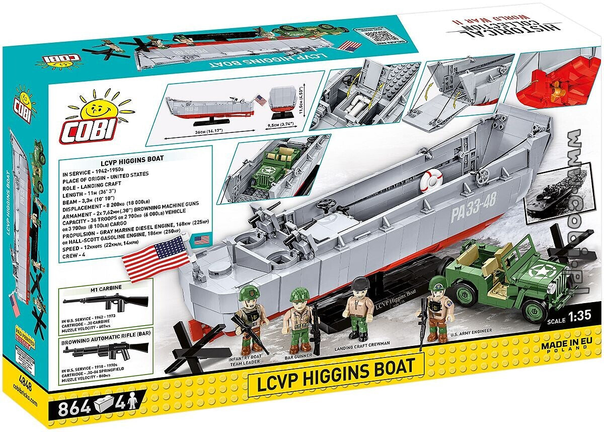 Cobi 4848 LCVP Higgins Boat Limited Edition