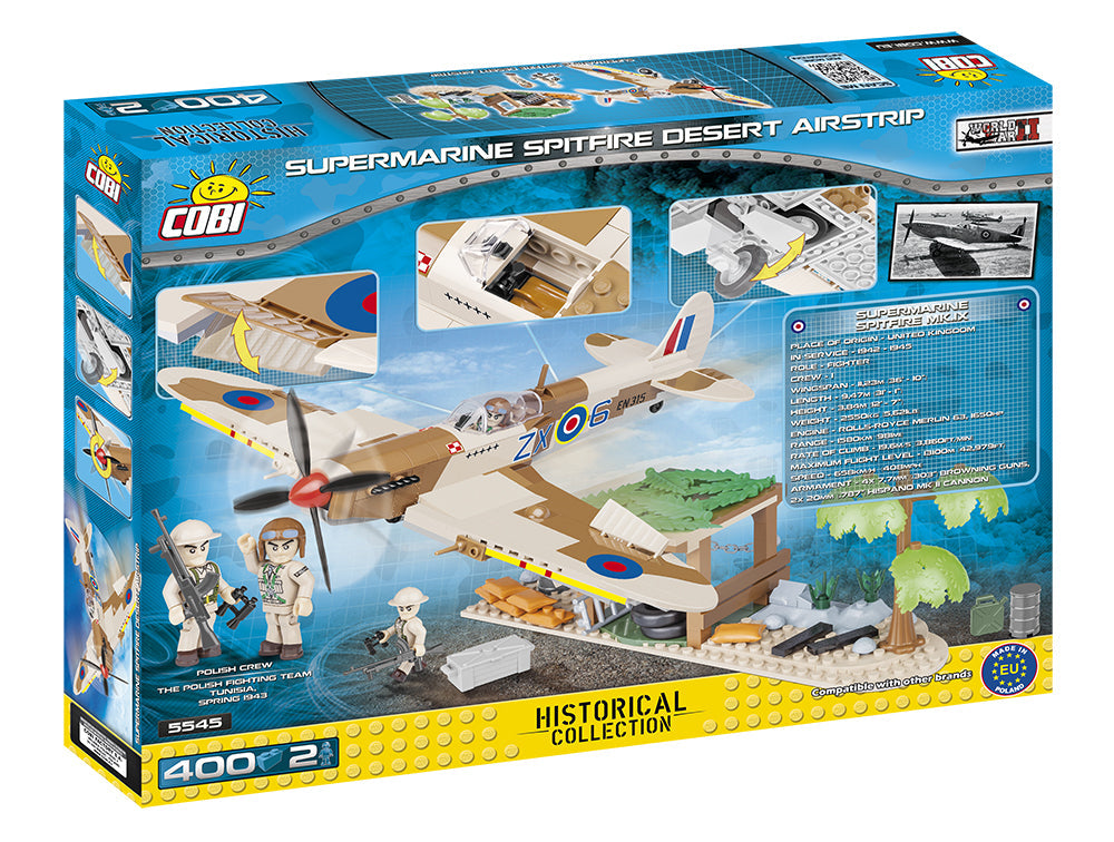 Cobi 5545 Supermarine Spitfire Desert Airstrip (1/2017)
