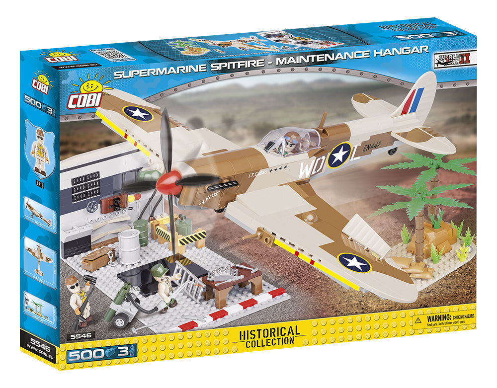Cobi 5546 Supermarine Spitfire Maintenance Hangar
