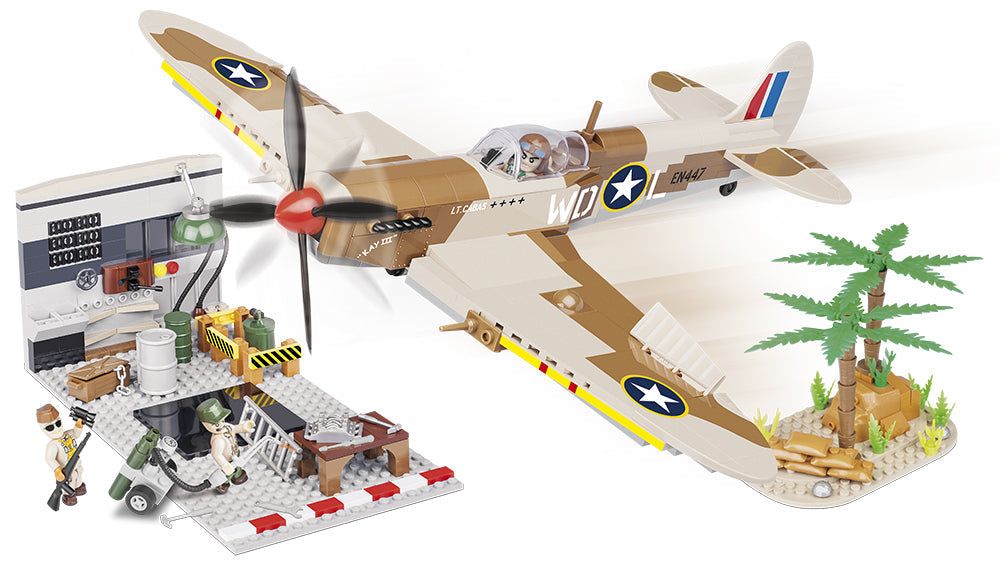 Cobi 5546 Supermarine Spitfire Maintenance Hangar