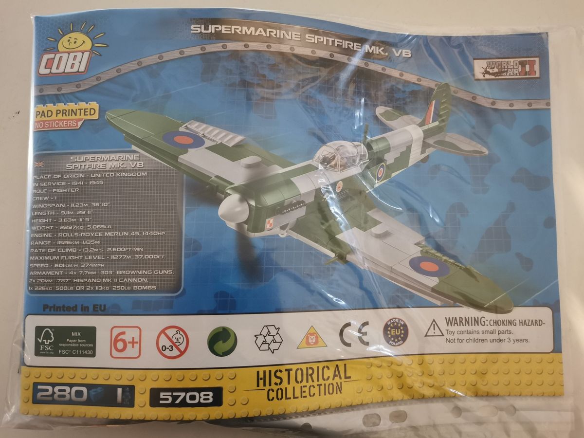 Cobi 5708 Supermarine Spitfire MK. VB gebraucht