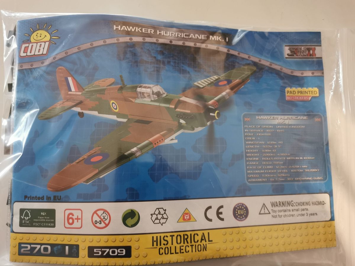 Cobi 5709 Hawker Hurricane MK. I gebraucht