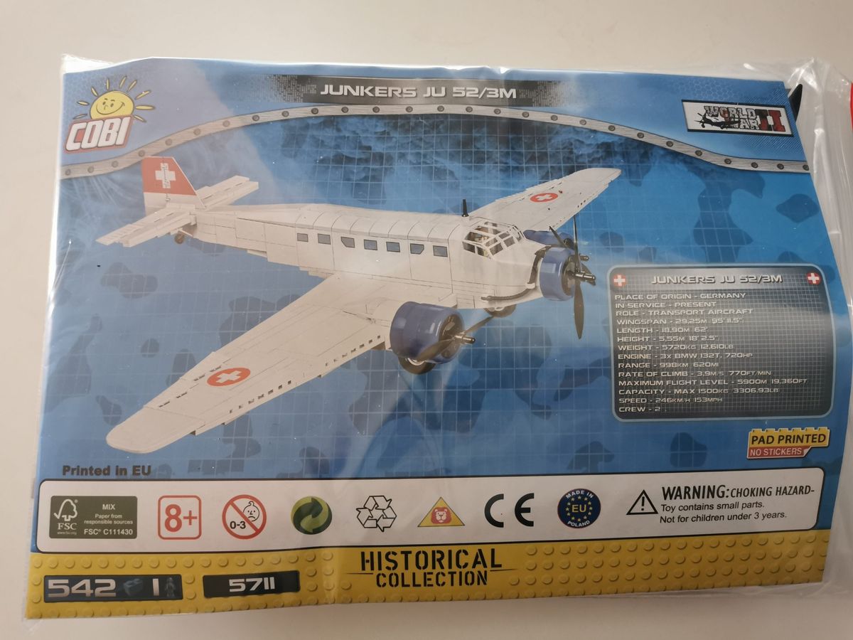 Cobi 5711 Junkers JU 52/3M gebraucht