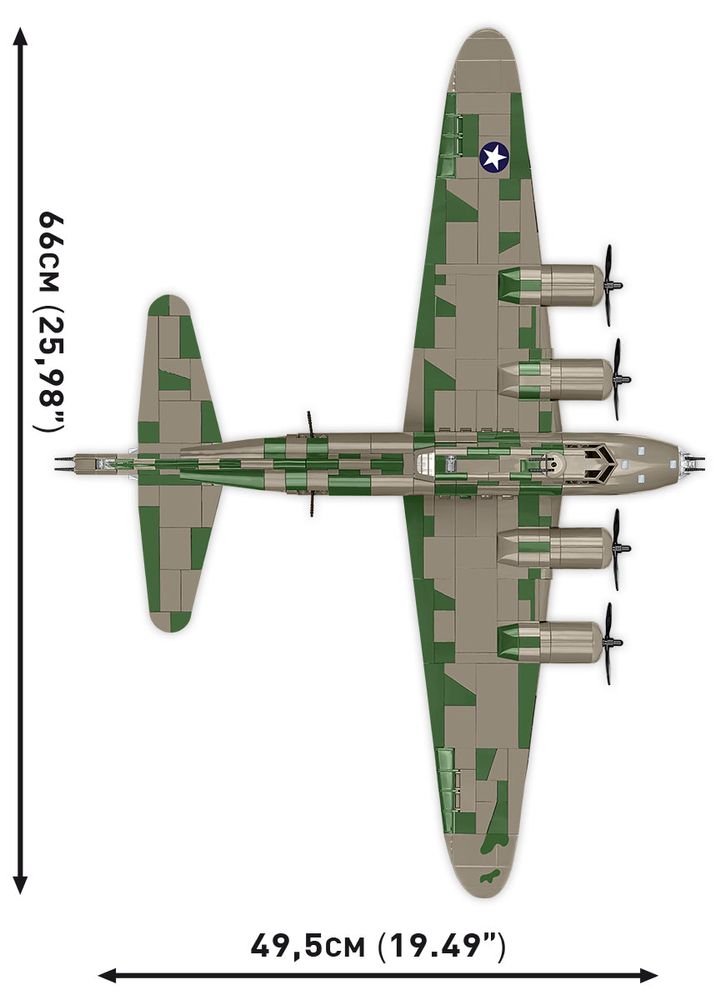 Cobi 5749 Boeing B-17F Flying Fortress “Memphis Belle”