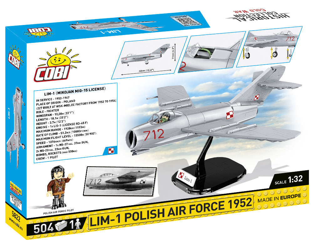 Cobi 5822 LIM-1 Polish Air Force 1952