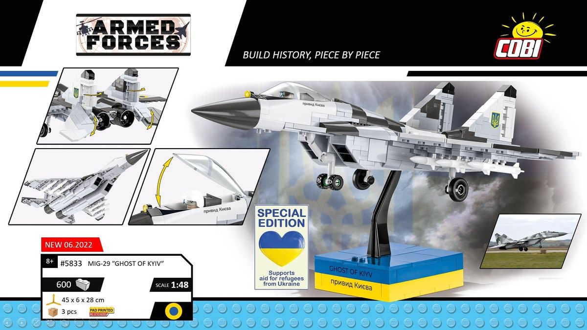Cobi 5833 MiG-29 Ghost of Kyiv