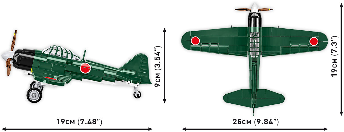Cobi 5861 Mitsubishi A6M2 "Zero-Sen"