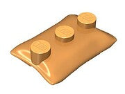 Cobi 74133 - 10x - Sandsack orangebraun mit Noppen