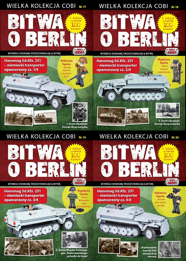 Cobi BITWA Hefte 17,18,19&20 Hanomag