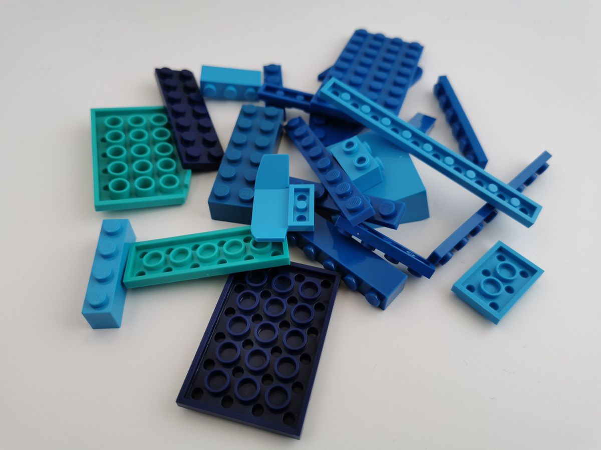 Cobi Blau Mix 250g gebraucht