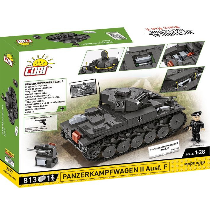COBI 2597 PANZERKAMPFWAGEN II AUSFF