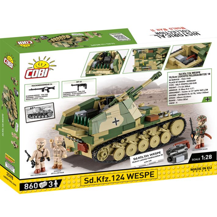COBI 2598 D.KFZ.124 WESPE EXECUTIVE EDITION