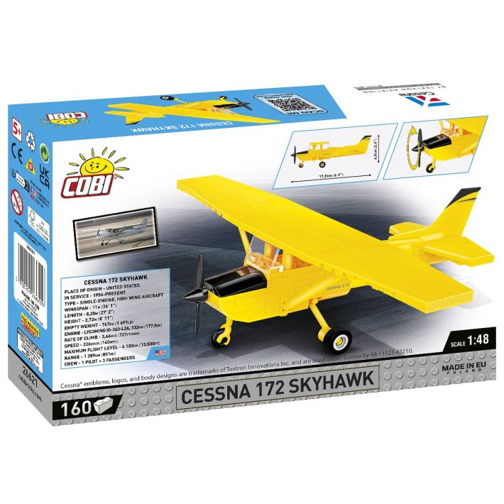 COBI 26621 Cessna 172 Skyhawk (yellow)