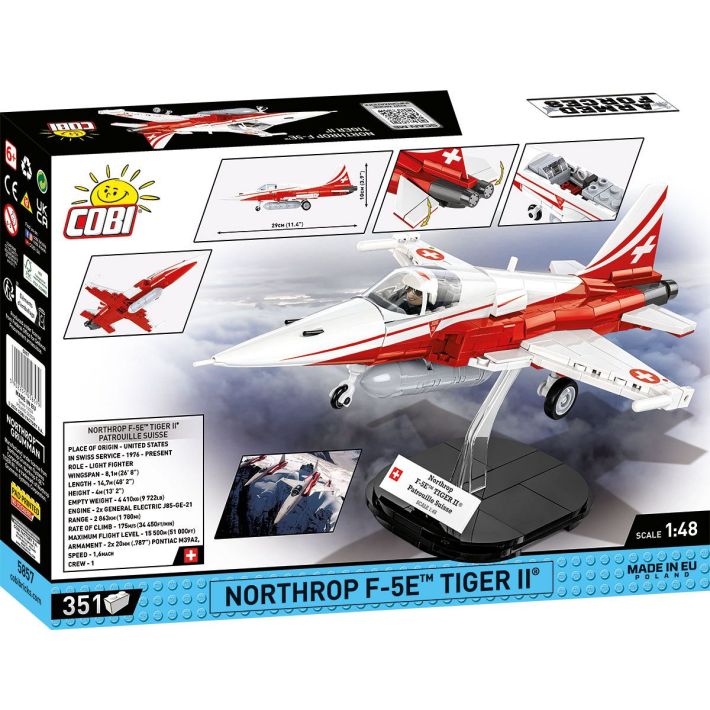 COBI 5857 Northrop F-5E™ Tiger II Patrouille Suisse