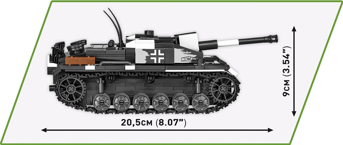 Cobi 2286 Sturmgeschütz III Ausf. F Flammpanzer (2in1)
