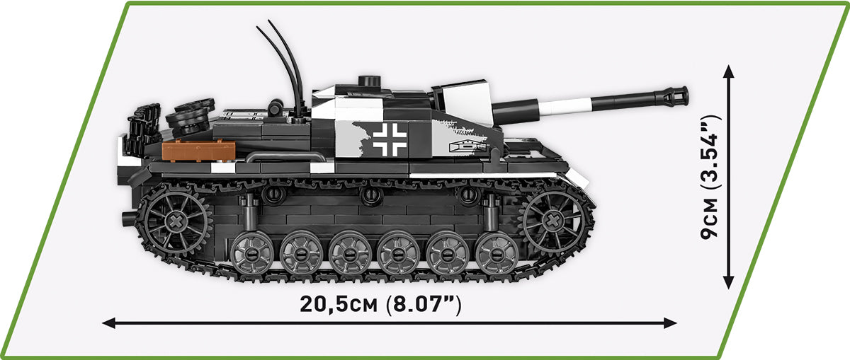 Cobi 2286 Assault Gun III Ausf.F Tanque de llama (2 en 1)