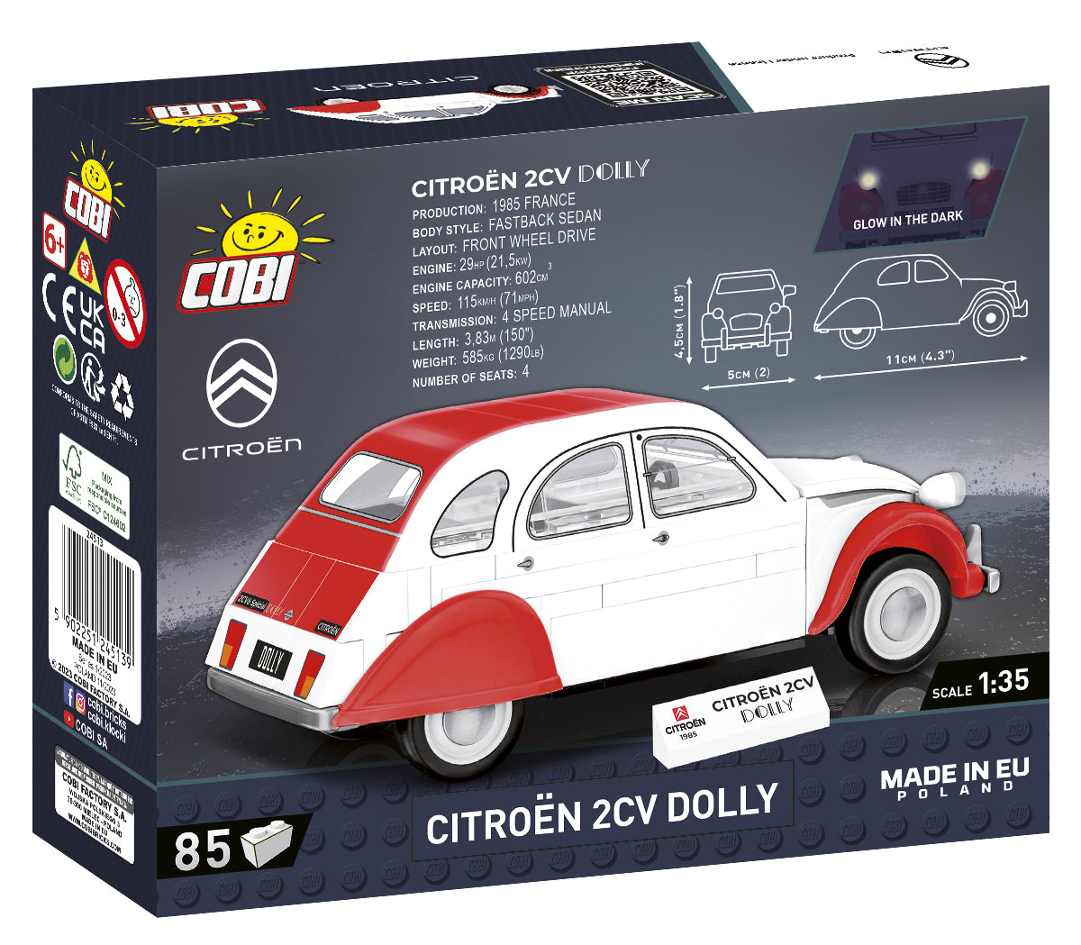 Cobi 24513 Citroën 2CV Dolly (1985)