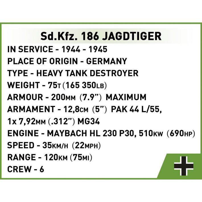 Cobi 2580 Sd.Kfz. 186 Jagdtiger