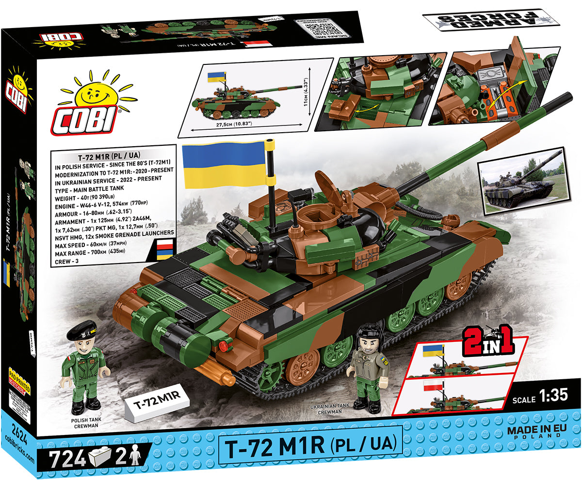 Cobi 2624 T-72 M1R (2in1 PL & UKR)