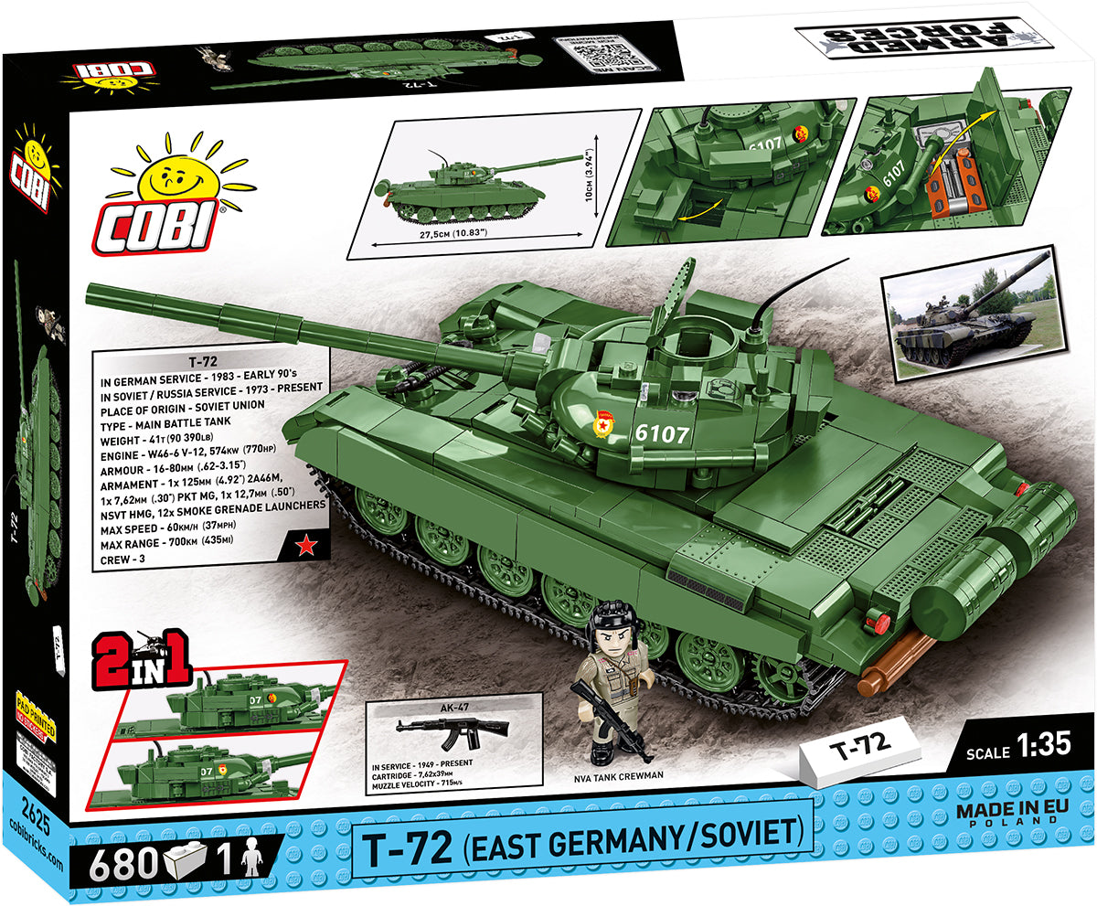 Cobi 2625 T-72 M1 (2in1 DDR & RU)