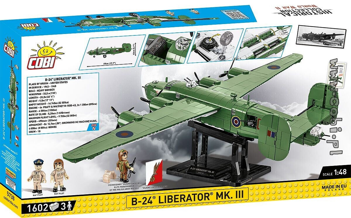 Cobi 5738 B-24 Liberator Mk.III Limited Edition