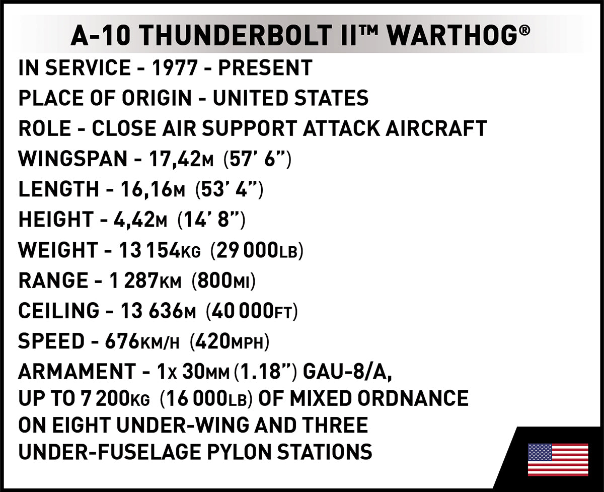 Cobi 5856 A10 Thunderbolt II Warthog