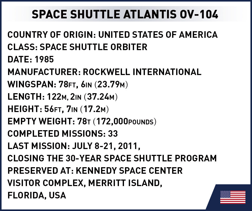 Cobi 1930 Space Shuttle Atlantis