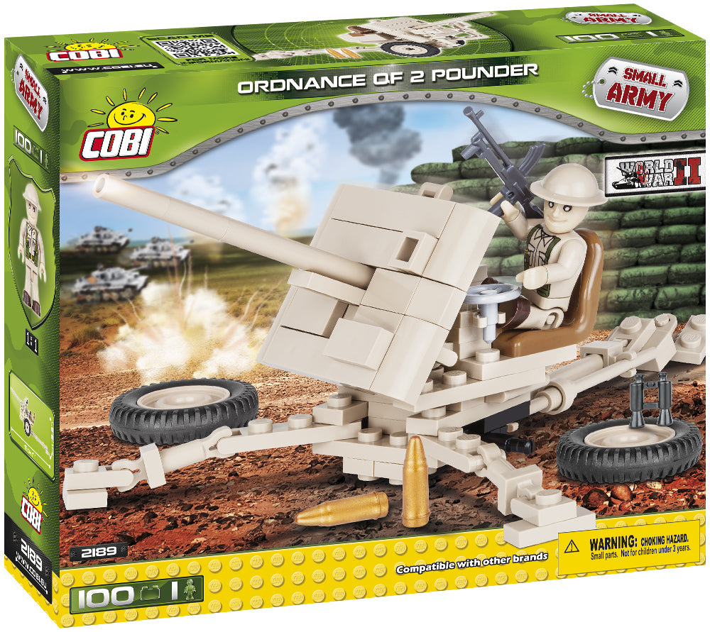 Cobi 2189 Ordnance QF 2 Pounder