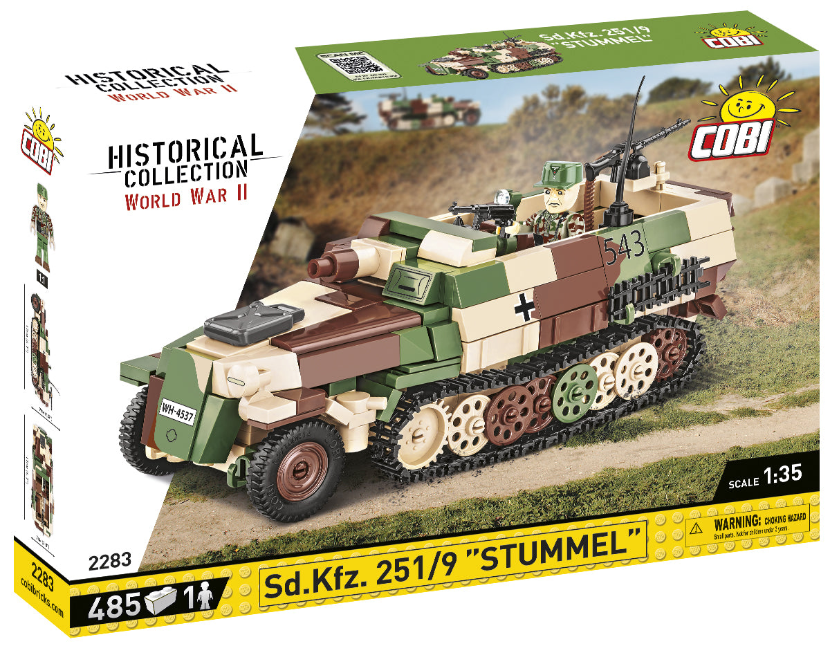 2283 Cobi 2283 Sd.Kfz. 251/9 Halftrack Stummel