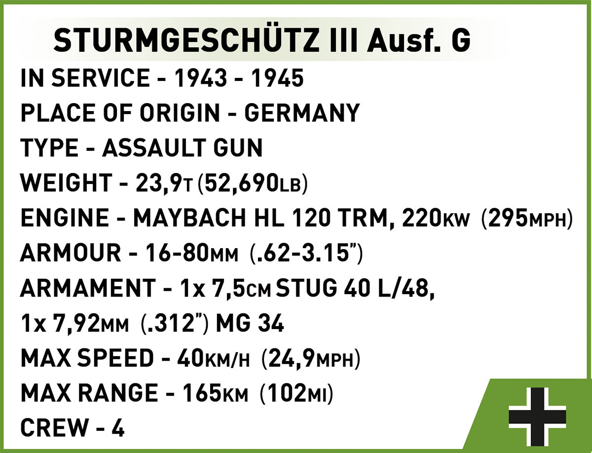 Cobi 2285 Sturmgeschütz III Ausf. G Executive Edition