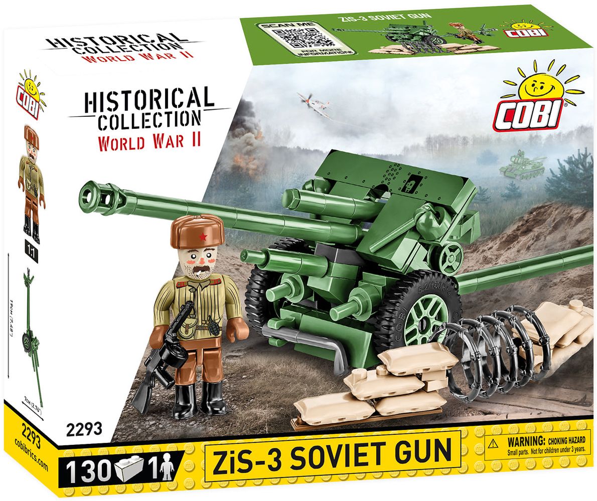 Cobi 2293 ZiS 3-76mm Division Gun M1942