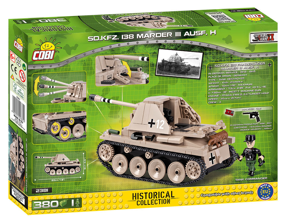 Cobi 2381 Sd.Kfz. 138 Marder III Ausf. H (1/2017)